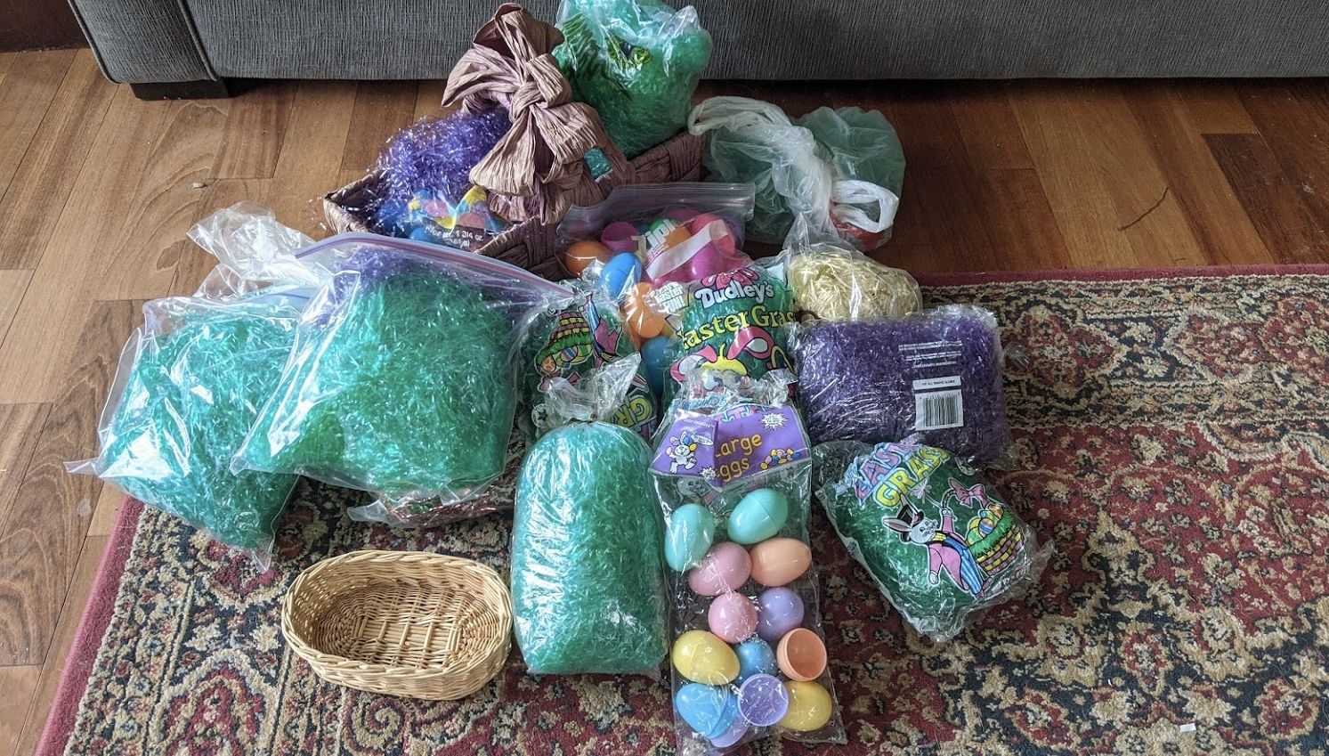 Easter Eggs, Basket, Fill