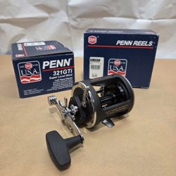 LIKE NEW - Penn 321GTI left hand reels (3 for sale)