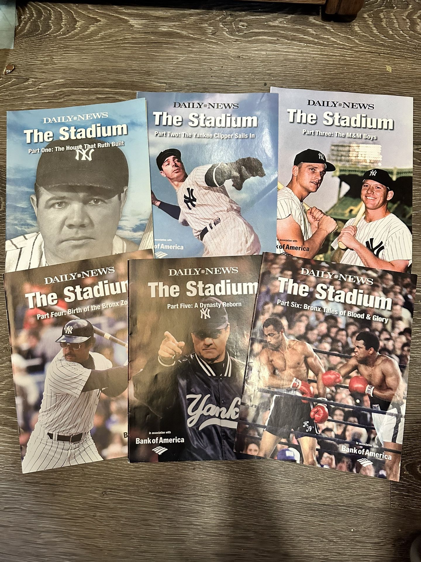 Daily News The Stadium Set of 6 2008 +All-Star Farewell Poster, 40th Jets Anniv.