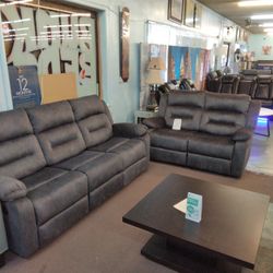 💥 Power Reclining Sofa And Loveseat Set