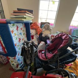 Garage Sale, Crib, Toys, Jumpers, Strollers, ETC…