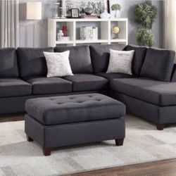 Sectional Sofa + Ottoman