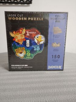 Woodlux FIFA World Cup 26 Official Mascot Collection Laser Cut Wooden Puzzle