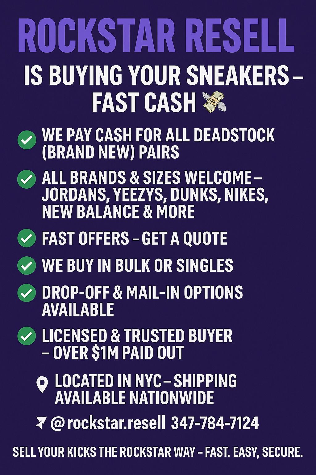 We Pay Cash for Brand New Sneakers – Fast Offers 💸
