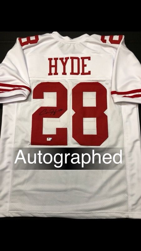 Carlos Hyde AUTOGRAPHED 49ers Jersey w/COA