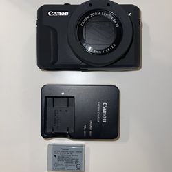 Canon G7X Mark ii