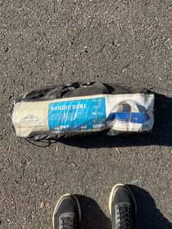 Camping Gear - tent and sleeping bag