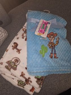 Toy Story baby blankets 2pk