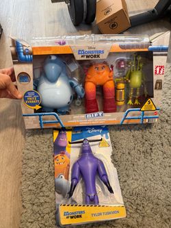 Monsters inc figurine set