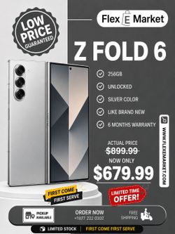 🔥 Lowest Price Around! Samsung Galaxy Z Fold 6 256GB Only $679.99