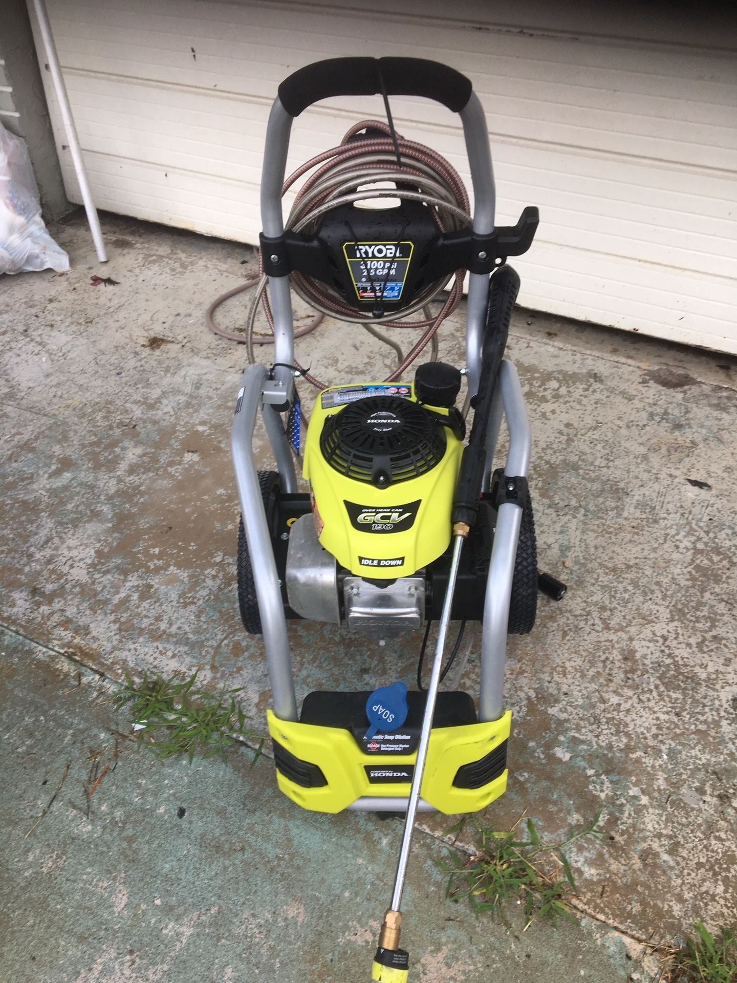 Ryobi 3100 psi pressure cleaner