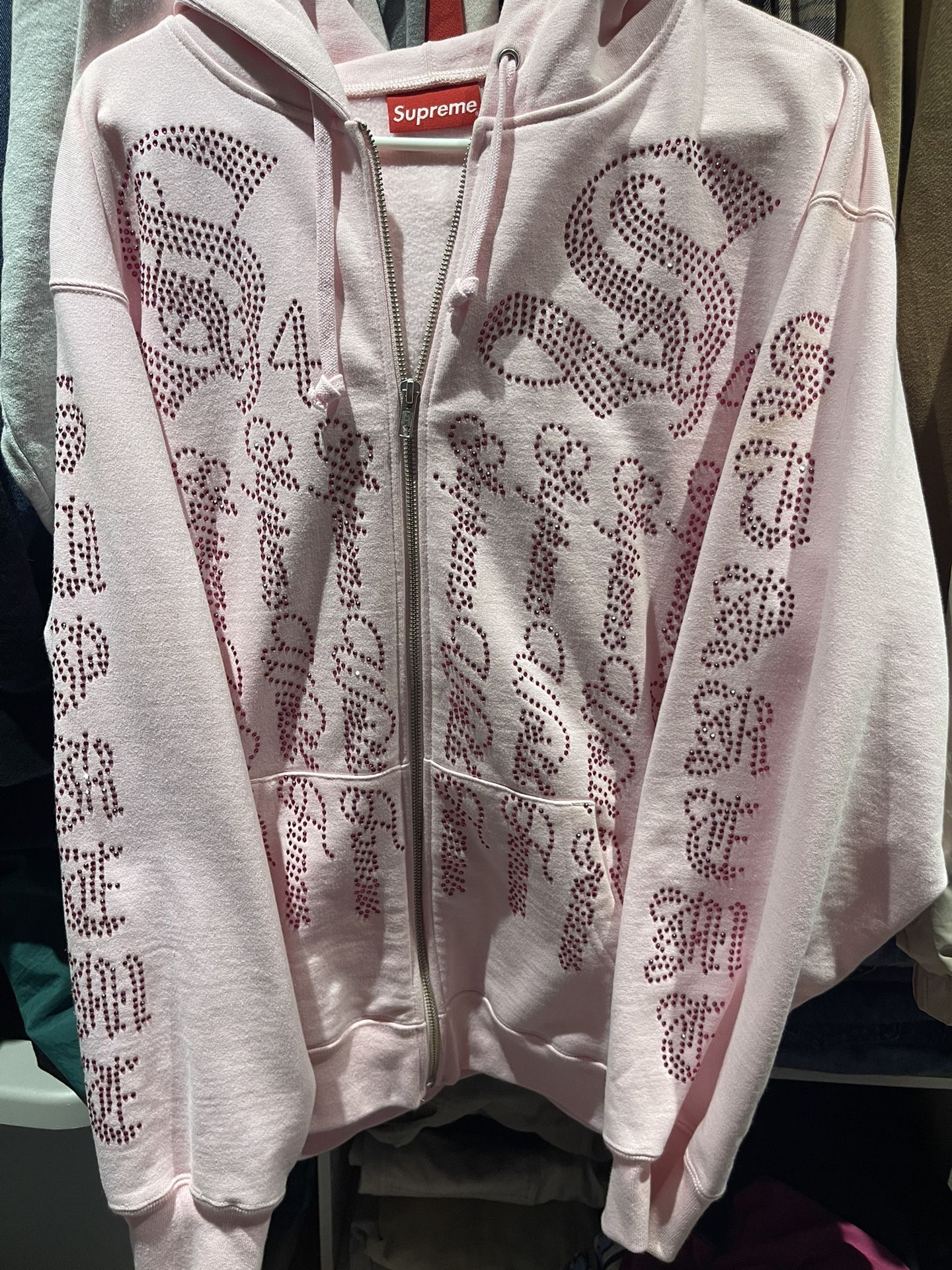 supreme cutout letters hoodie