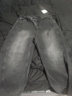 black baggy jeans 32