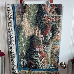 NWT Thomas Kincaid Painter Of Light Throw Blanket 