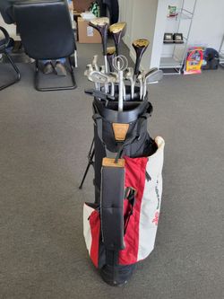 Vintage Ping Zing irons and clubs
