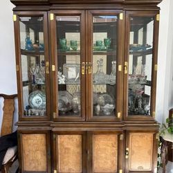 Glass & Wooden Display Cabinet