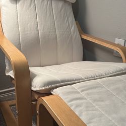 Poang Chair w/ Ottoman