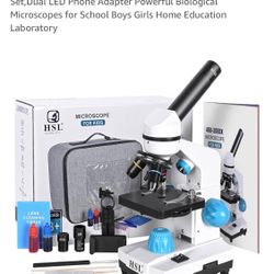 HSL new microscope with carrying case