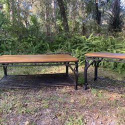 Coffee And End Table.