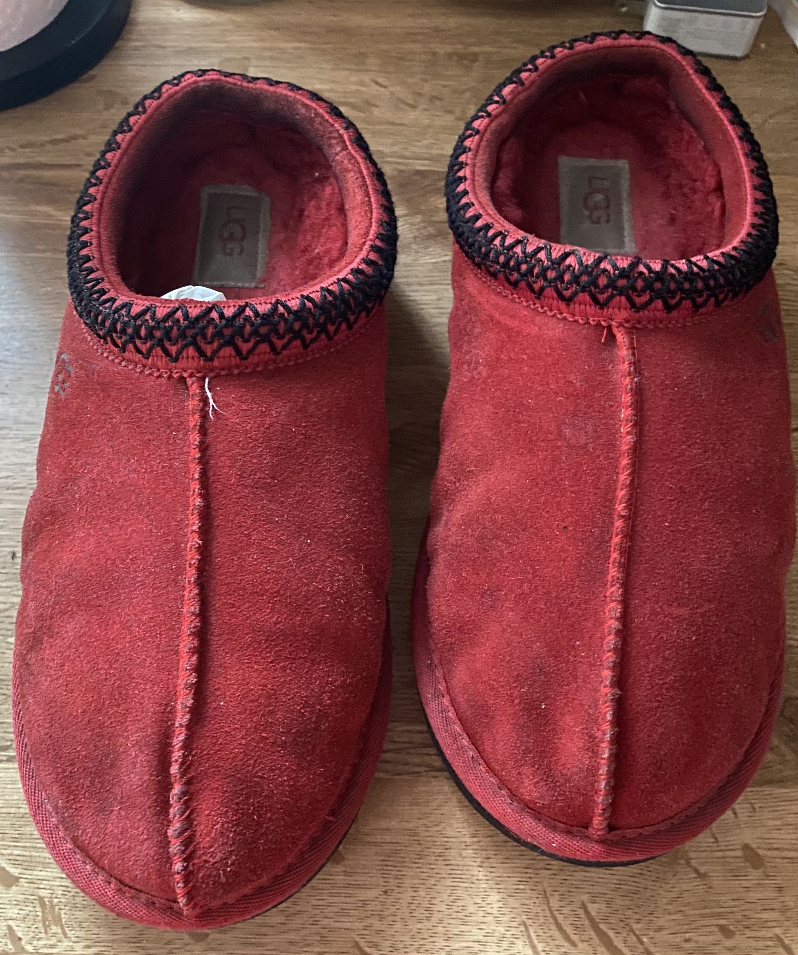 UGG Tasman Red Size 10 Slip-on Shoes