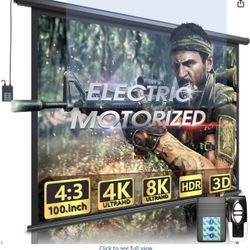 Motorized Projector Screen 
