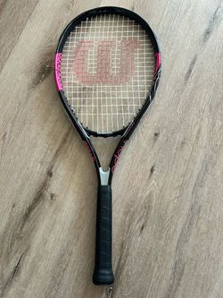 Wilson Hope Tennis Racket Black and Pink