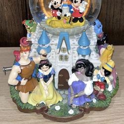 Disney Snowglobes Complete Lot 