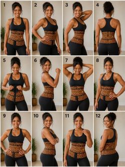 Women's Waist Trainer with African Print