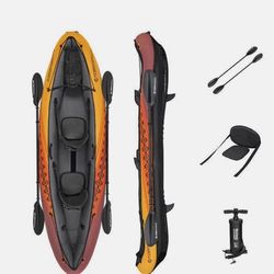 Inflatable canoe