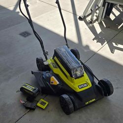 Ryobi 40v 18-in Battery Walk Behind Push Lawn Mower