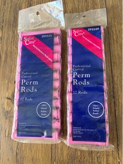 Salon care, professional curved perm rods