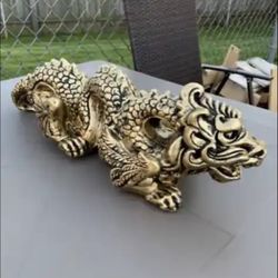 Golden Dragon Statue