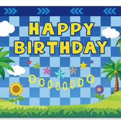 Sonic theme backdrop