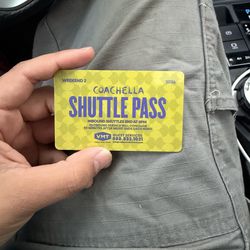 Coachella Shuttle pass weekend 2