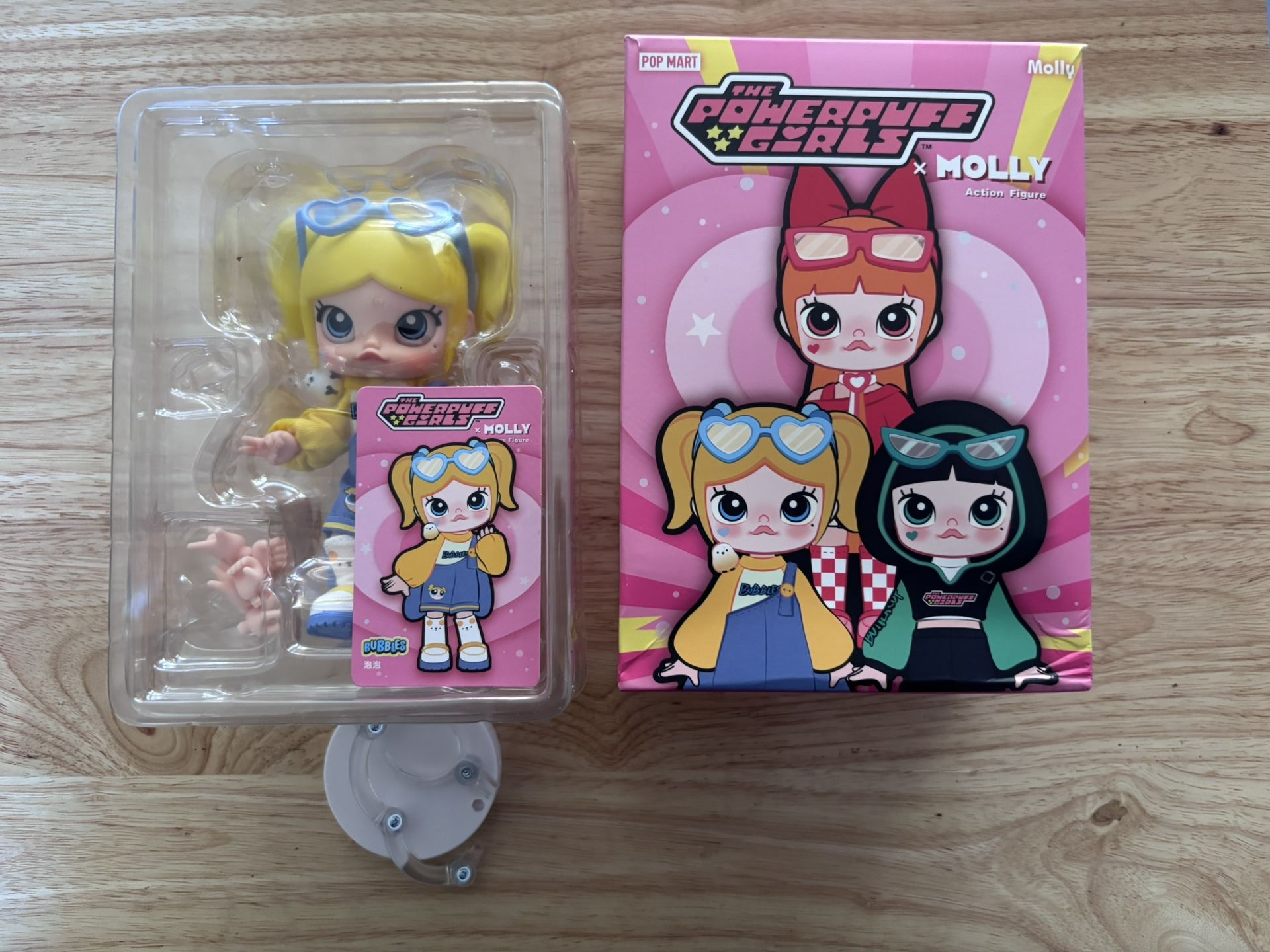 POP MART × The Powerpuff Girls Molly — “Bubbles” Figure