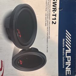Alpine  SWR-T12  Subwoofer 