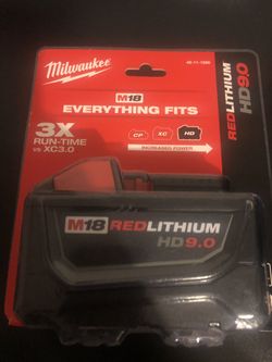 Milwaukee M18 9.0 battery