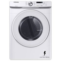 7.5 cu. ft. Stackable Vented Electric Dryer with Sensor Dry in White