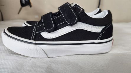 Kids Vans Shoes Black And White Old Skool Sneakers