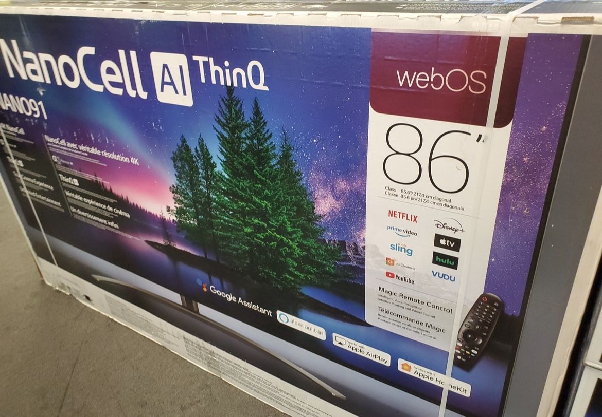 LG 86” 4K NANOCELL Smart Tv