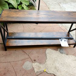 New✅️ Read Description ✅️ 55in rustic brown TV Stand
