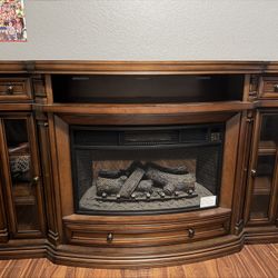 Tv Stand With Fire Place