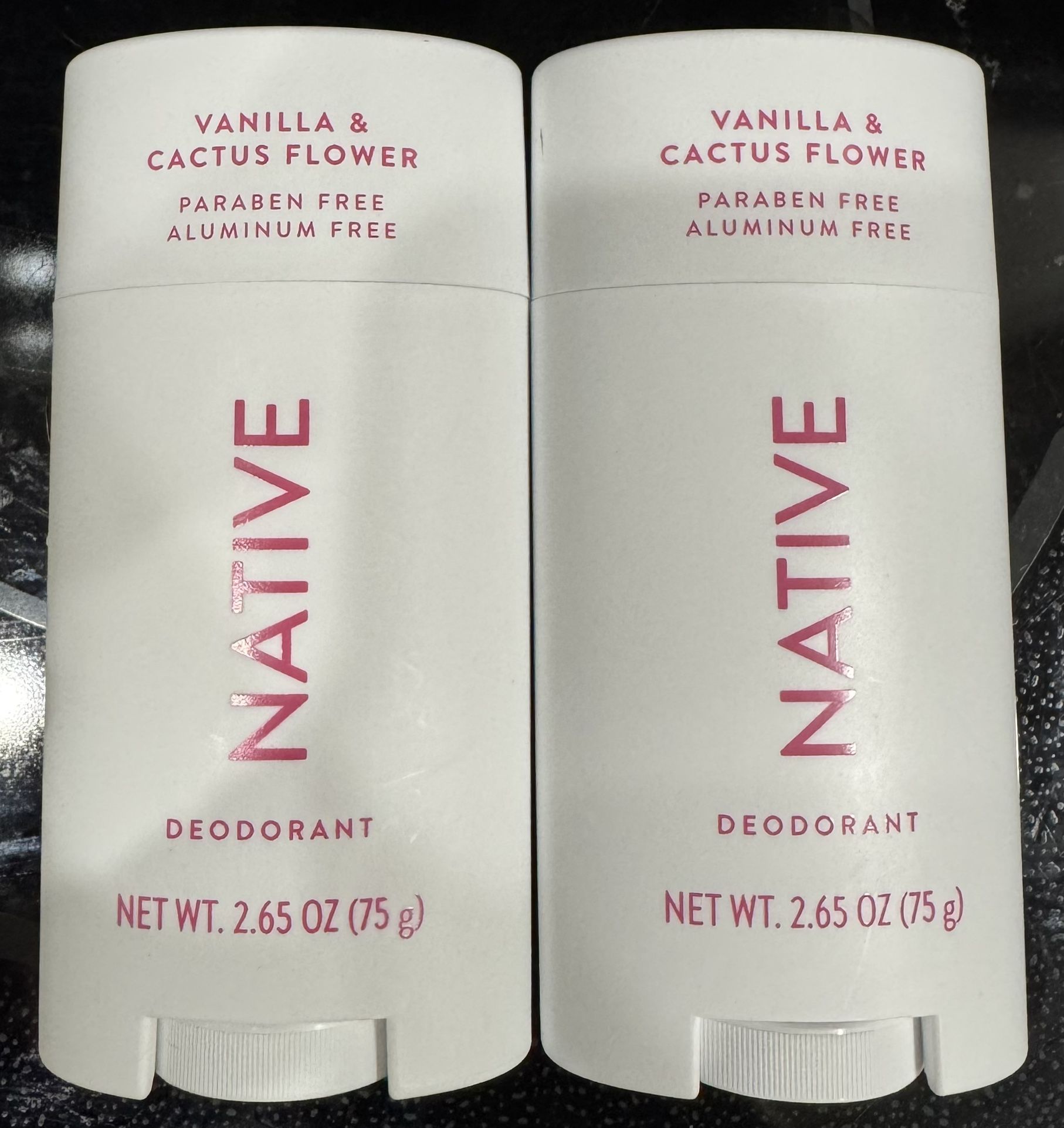 Native Deodorant Vanilla & Cactus Flower 2ct