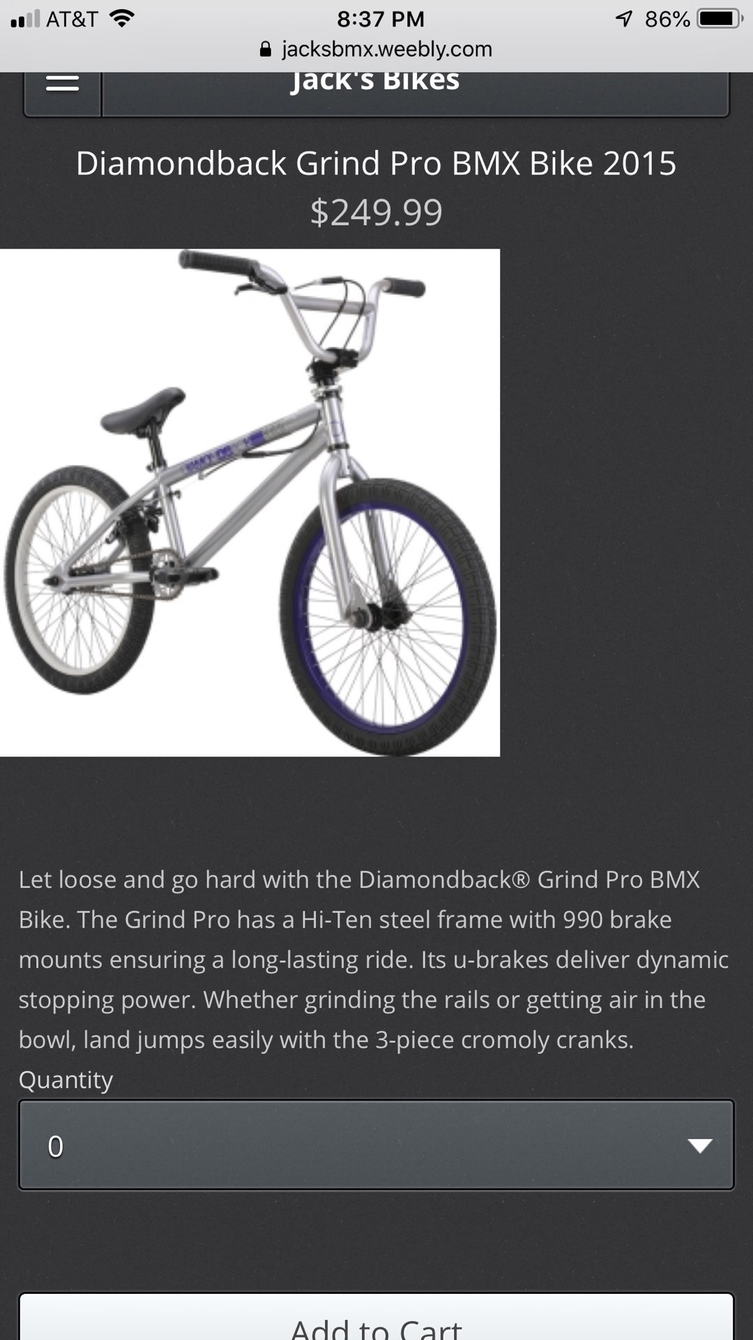 Diamondback Grind Pro 20 BMX Bike for Sale in Irvine CA OfferUp