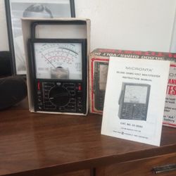 Vintage Micronta Volt Ohm Meter