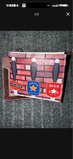 🎁 NIB VEGAN LEATHER WALLET BEER 🍻 🍺