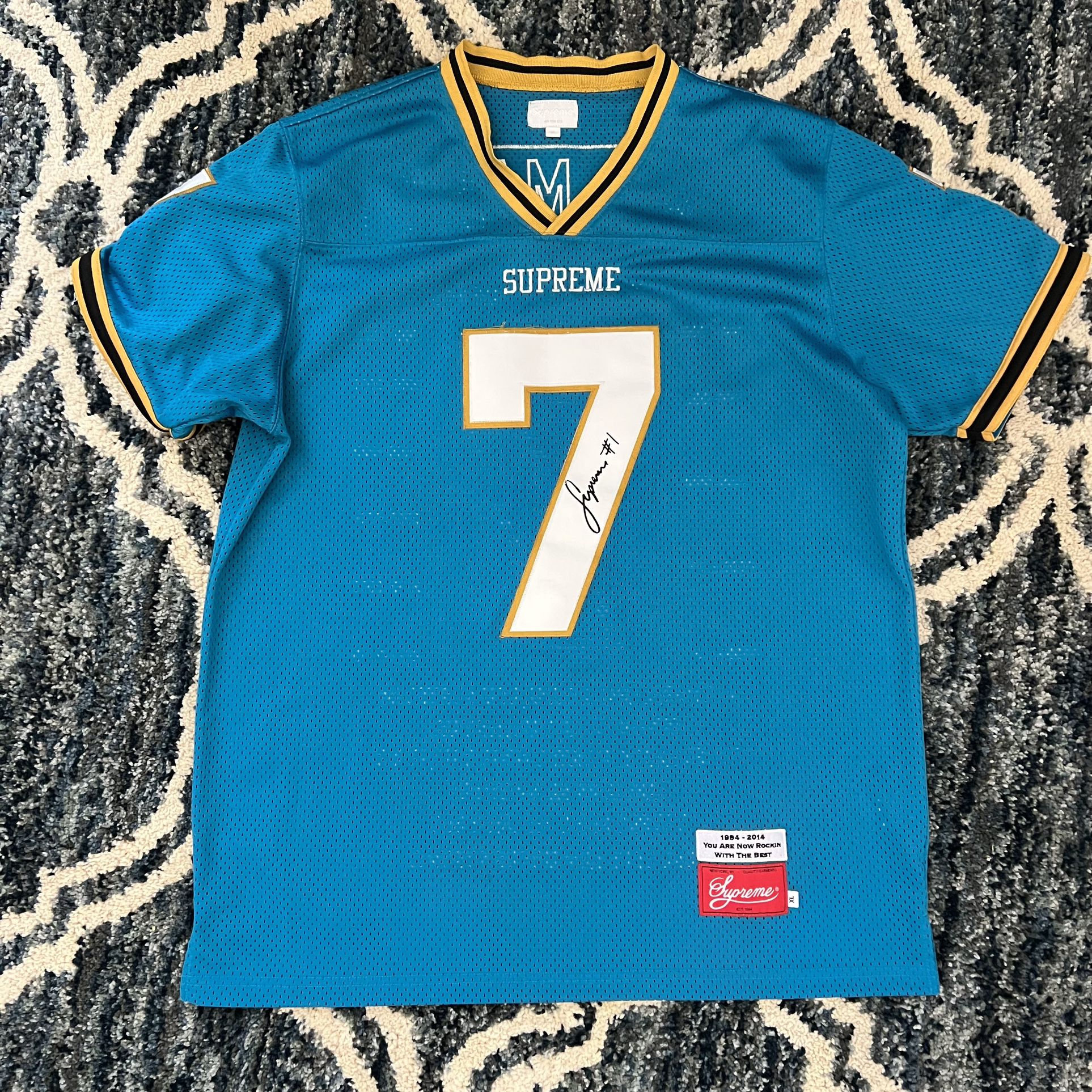 Supreme Hail Mary Teal Jersey
