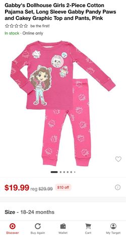 New 2T Gabby’s doll house pajamas