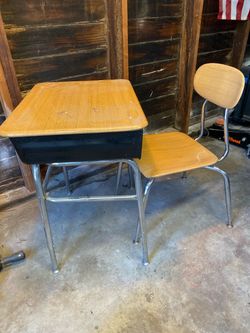 Melsur student desk with chair for elementary school