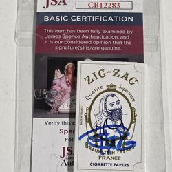 Vintage Tommy Chong Signed Zig Zag Cigarette Papers Pack JSA Certified Autograph
